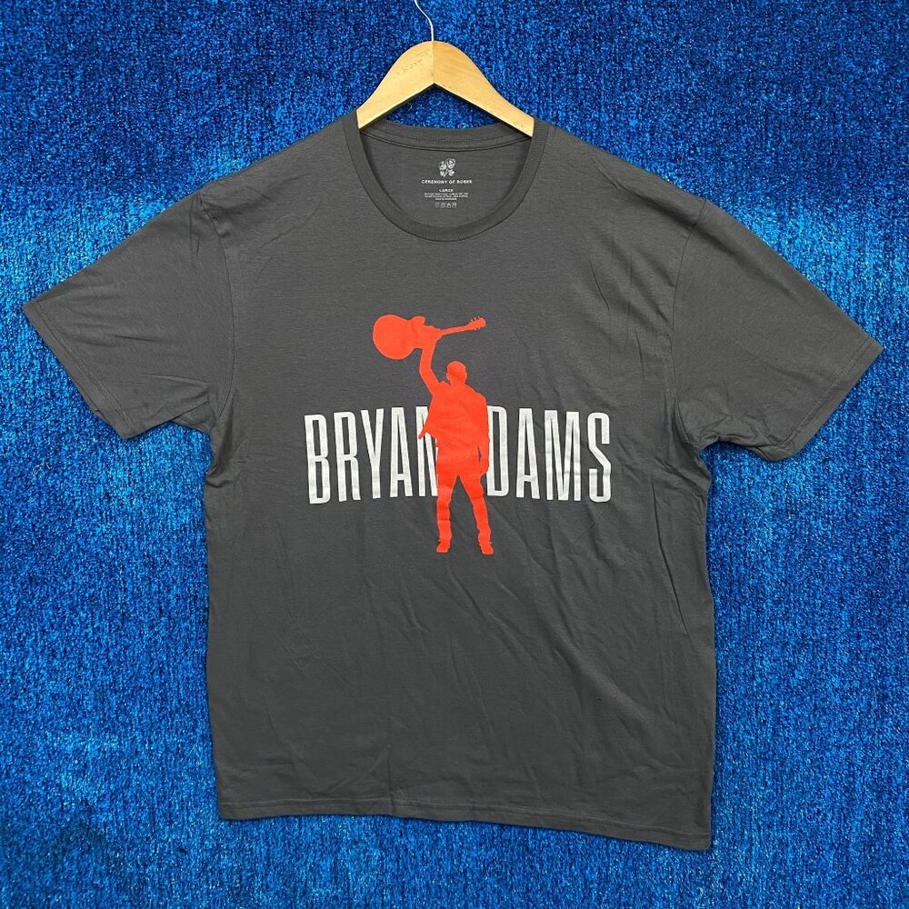 Bryan Adams Classics Album Cover Art World Tour Dates Tee L